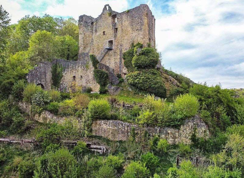 Burgruine Bichishausen, Germany